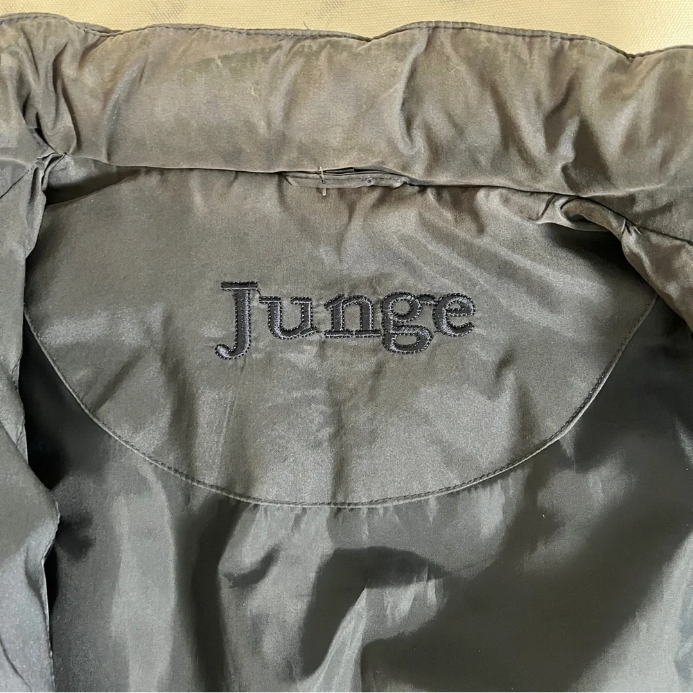 Junge Down-Filled Waisted Body Warmer Gilet w/ Hood & Multiple Pockets, Size 16 - Picture 10 of 16